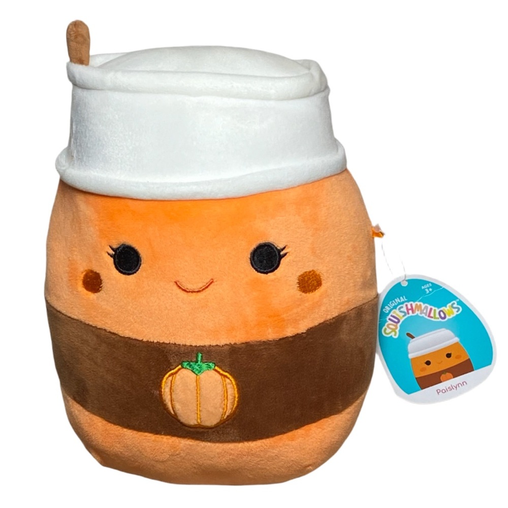 Squishmallows Paislynn Pumpkin Spice Latte 9" Plush Soft Toy 2021 KellyToy NWT